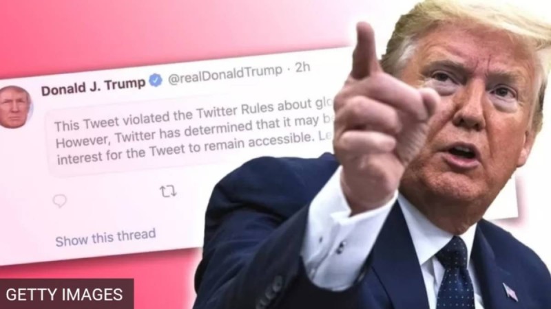 Трамп Twitter-ге оралудан бас тартты