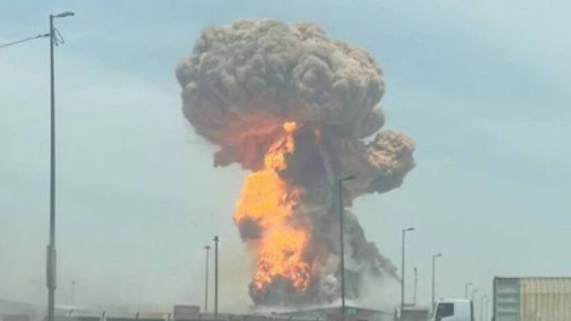 Иран портында жойқын жарылыс болып, 516 адам зардап шекті