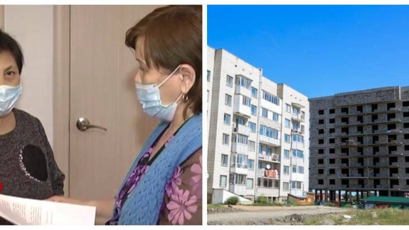 Жезқазғанда мемлекеттік бағдарлама бойынша баспана алғандарды үйлерінен шығарып жатыр