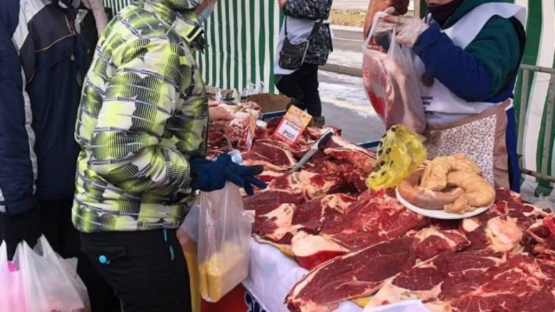 Алматы облысының азық-түлік тауар өндірушілері Алматыда жәрмеңке өткізді