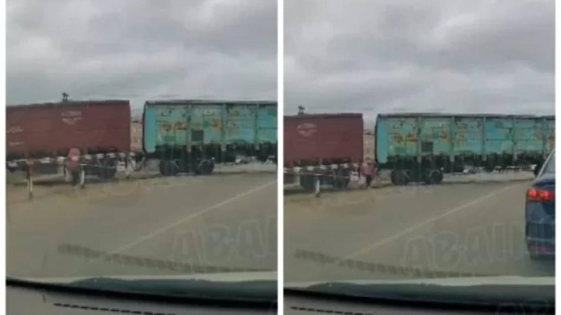 Семейде әйел жүк пойызының астына түсіп көз жұмды (видео)