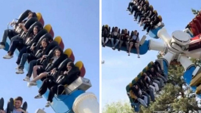 Алматыда аттракцион істен шығып, ондаған адам биіктікте тұрып қалды