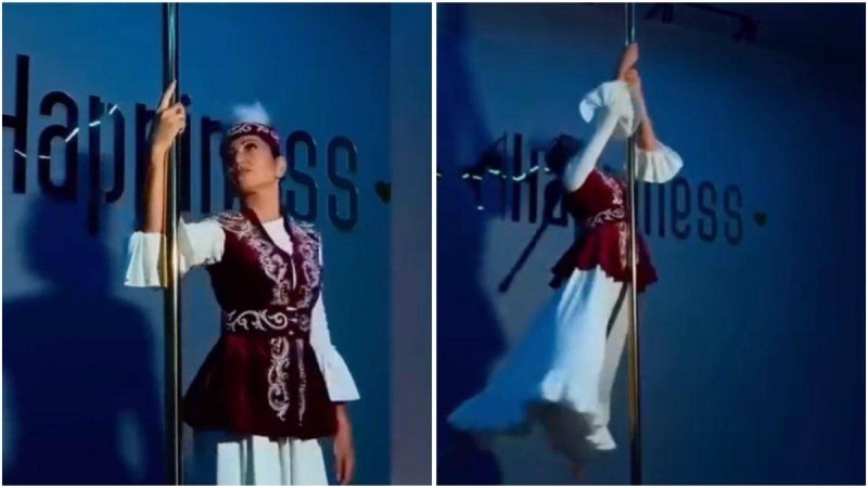 «Оюды қор қылды-ау»: Желіде ұлттық киіммен билеген қыздың әрекеті жұрттың ашуын тудырды 