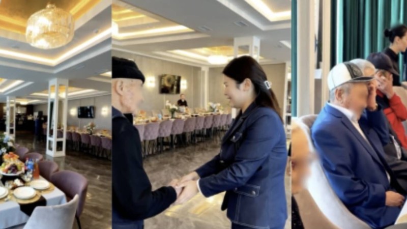 "Қатты қобалжыған кездесу". Ырысбала Икрамбай қарттар үйіндегі қарияларды мейрамханаға шақырып, сый жасады