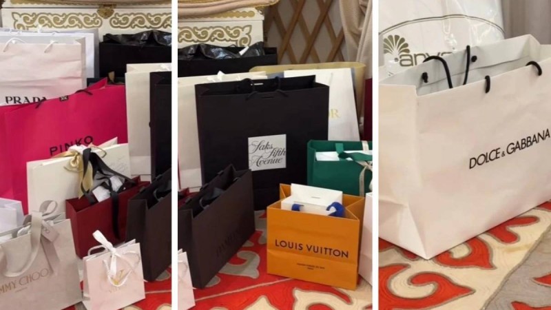 "Louis Vuitton, Jimmy Choo, Prada": Қарақат Әбілдина туған күніне келген сыйлықтарын көрсетті
