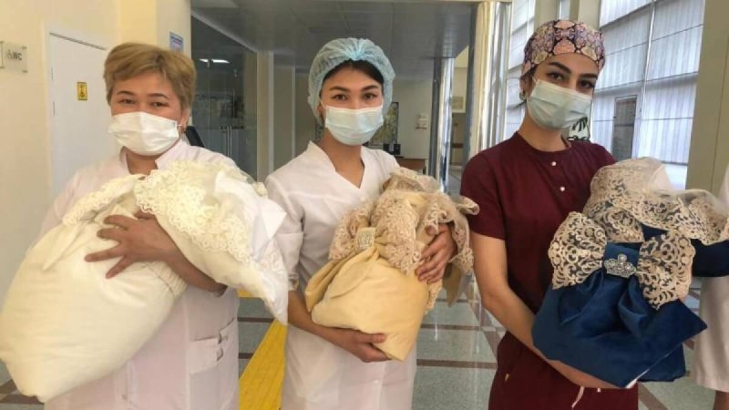 Шымкентте 28 жастағы әйел үшем туды