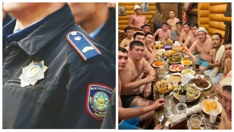 Саунадағы фотодан кейін семейлік полицейлер жұмыстан қуылды