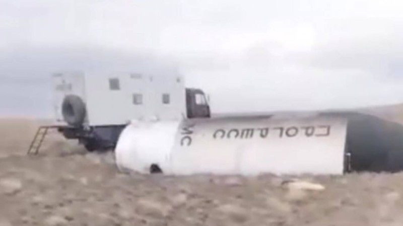 Ұлытау облысында ғарыш кемесінің сынығы құлады: тұрғындар эвакуацияланды