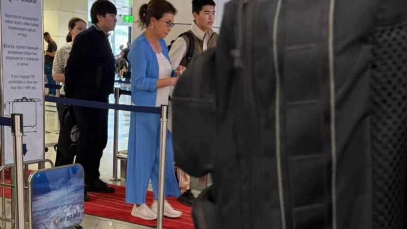 Дариға Назарбаева Дубай әуежайында жүр