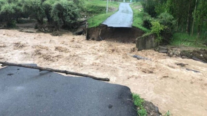 Түркістан облысында бірнеше көпір мен үй су астында қалды