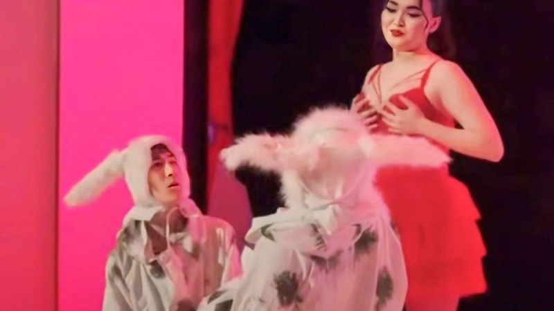 «Театр емес, түнгі клуб дерсің»: Театр сахнасында шешінген актриса сынның астында қалды (ВИДЕО)