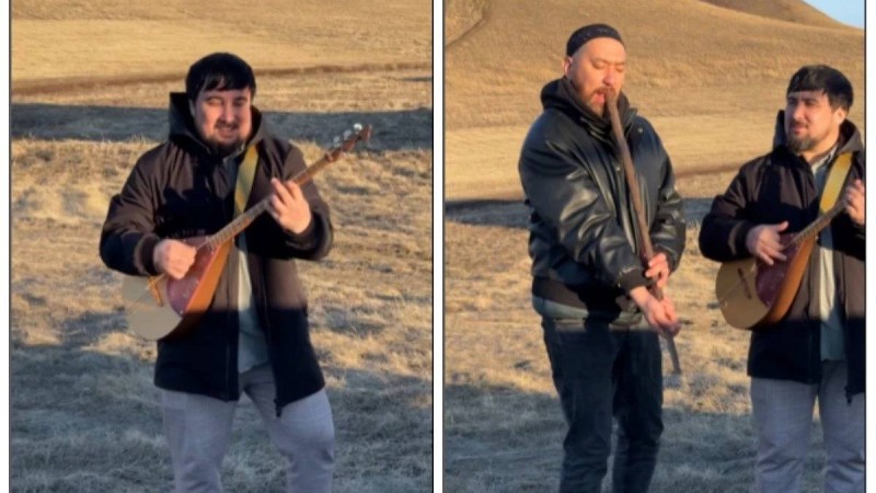 "Башқұрт-қазақ бір туған": Ay Yola тобының солисі "Балбырауын" күйін тартты