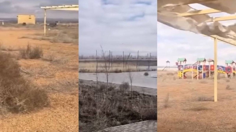 «9 миллиард теңгеге салынған»: Желіде Түркістандағы адам көргісіз жағажайдың видеосы тарады