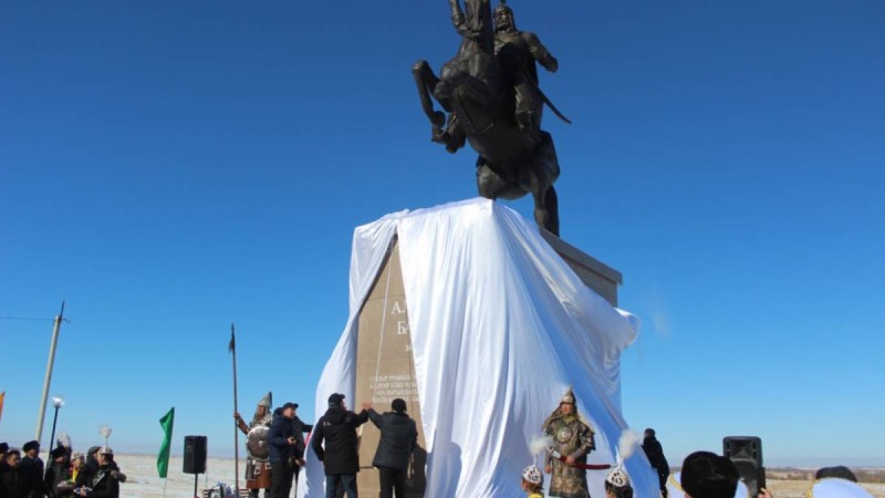 Алматы облысында Алдияр батырдың ескерткіші бой көтерді