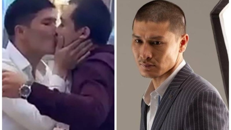 Тойда сүйіскен жігіт мән-жайды түсіндірді