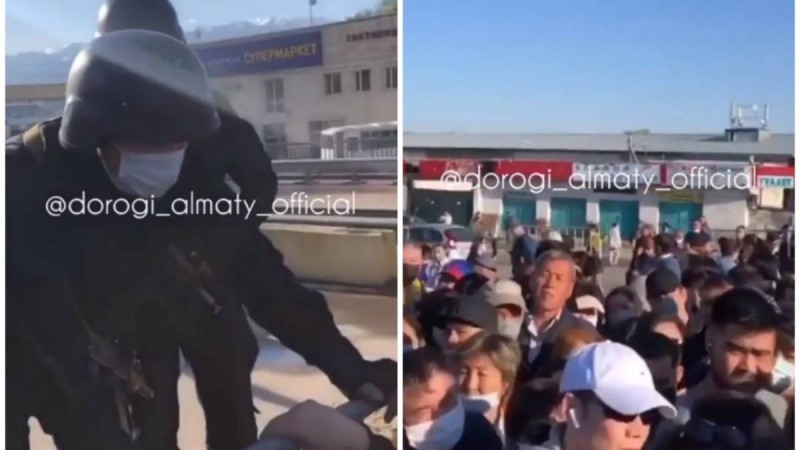 Карантинге жабылған Алматыға кіруге тырысқандар бақылау-өткізу пунктінде видеоға түсіп қалды - Қазақстан жаңалықтары