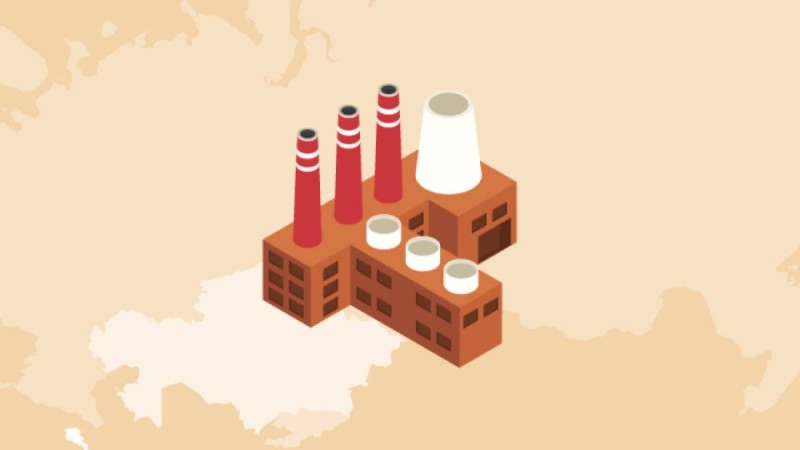 ЕАЭО-дағы өндіріс көлемі