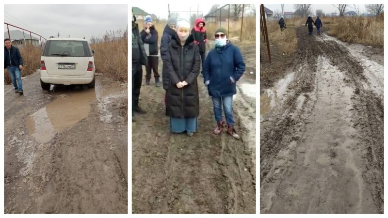 Алматы облысында мегаполисқа ең жақын ауыл тұрғындары ереуілге шықты (видео)