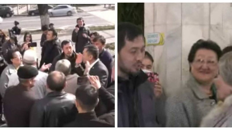 Алматыда Nur Otan партиясының қабылдауына бір топ адам баса-көктеп кірді - Қазақстан жаңалықтары
