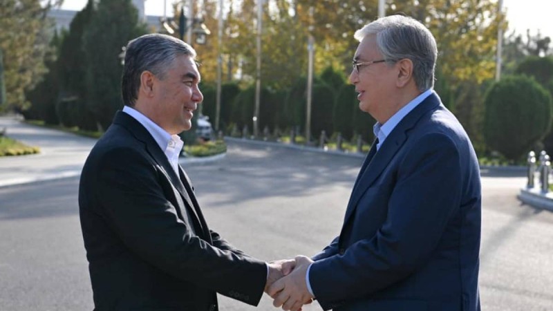 Бердімұхамедов Тоқаевқа Ахалтеке жылқысын сыйлады (ВИДЕО)