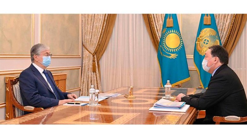 Президент Маминді қабылдап, экономиканың қарқынды өсіп жатқанын айтты