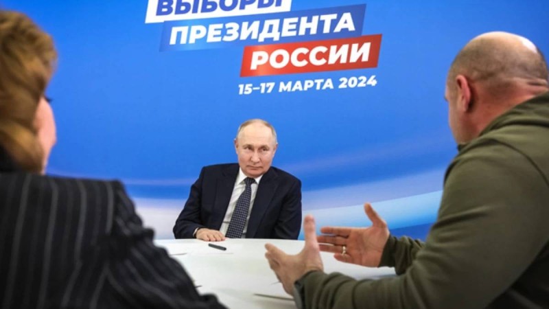 Путин президенттік сайлауға үміткер ретінде тіркелді