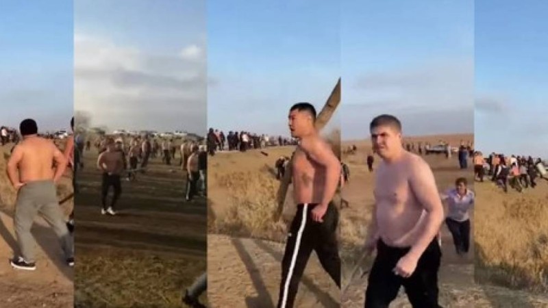 Қазақтар мен күрдтер арасындағы жаппай төбелестің жаңа видеосы пайда болды