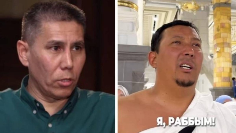 "Дінді жарнамалаудан қолы тимей кетті": Санжар Керімбай құлшылық жасаған сәтін камераға түсірген Мадияр Серікбаевты сынап тастады