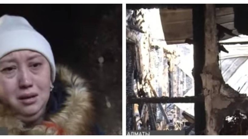 Бөлменің қақ ортасында от жаққан. Елордада мас әйел 6 бірдей отбасыны баспанасыз қалдырды