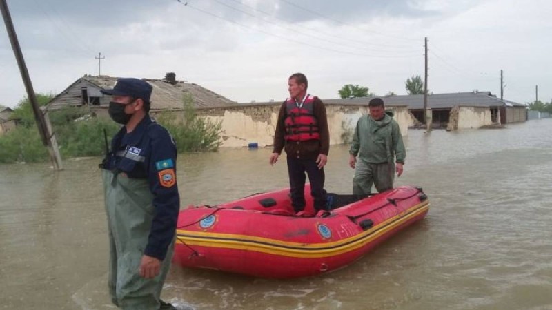Түркістан облысында су басқан ауылдардың әрбір тұрғынына 100 мың теңгеден төленеді