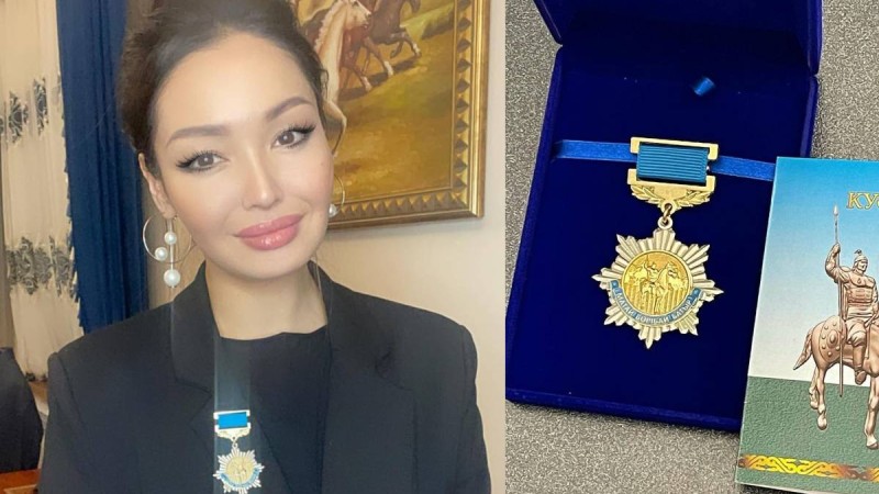 "Өздері беріп тұрған соң алдым, "Қалаулым" үшін емес": Аша Матай атышулы төсбелгіге қатысты түсінік берді