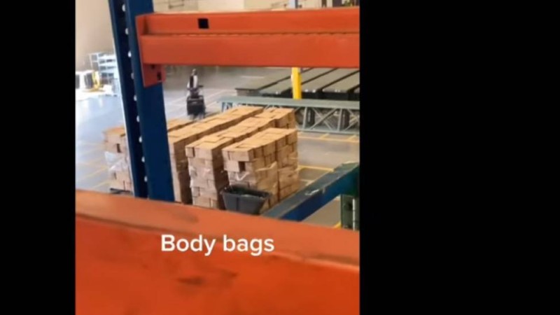 "Мәйіттерге арналған мыңдаған қап дайындалып жатыр". Видео қазақстандықтардың жағасын ұстатты