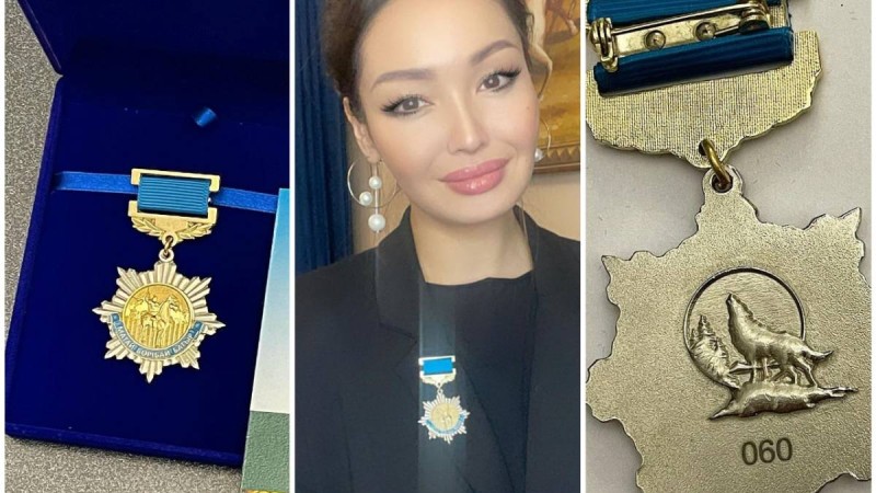 Ұлттық рухты көтергені үшін: Аша Матайға медаль тағылды