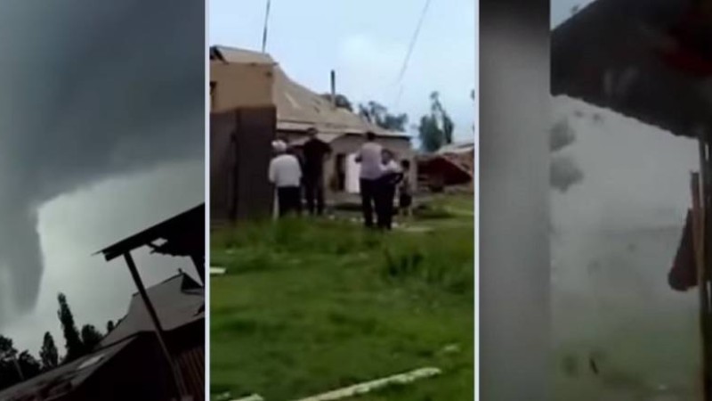 Шатырларды жұлып әкетті: Түркістан облысында соққан құйынның видеосы желіде тарады (видео) - Қазақстан жаңалықтары