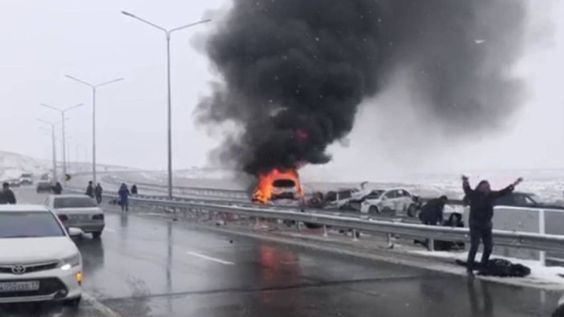 оқиға орнында түсірілген видео жарияланды