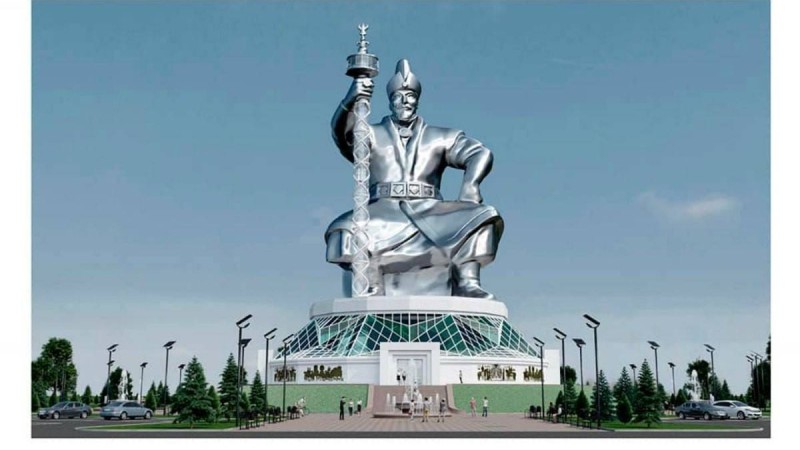 Қолындағы асатаяғында лифт орналасқан алып Абылай хан монументі: Жоба құрылысына жұмсалатын қаражат айтылды - Қазақстан жаңалықтары