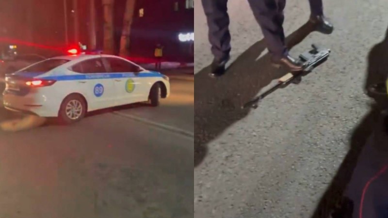 Алматыда түнде автомат пен пышақпен қаруланғандардың бірі ұсталды
