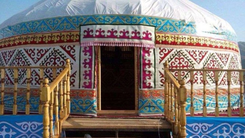 Қазақтың киіз үйі туралы қазақша