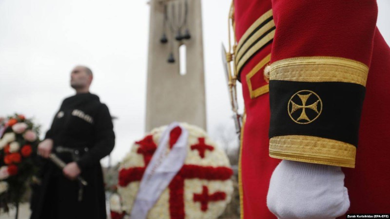 Советтік басқыншылық күні Грузияда тулар түсірілді