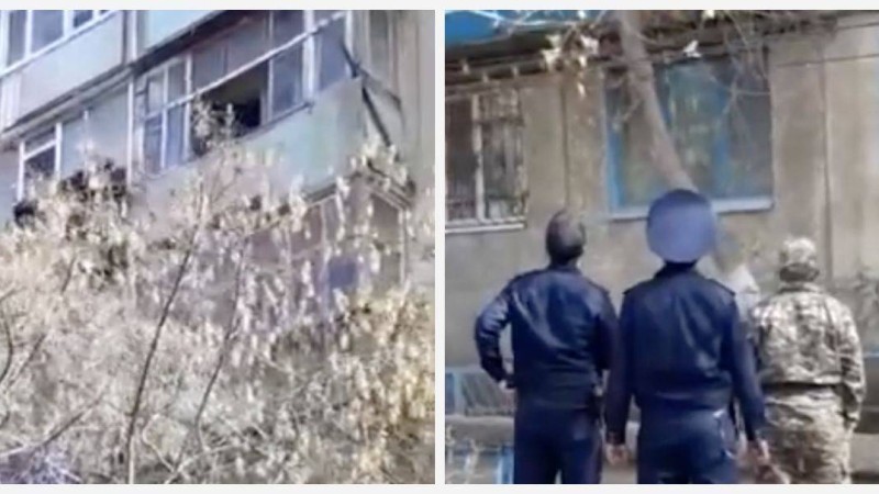 Ақтөбеде ер адам биіктен секіріп, өзіне қол салмақшы болды (видео) - Қазақстан жаңалықтары