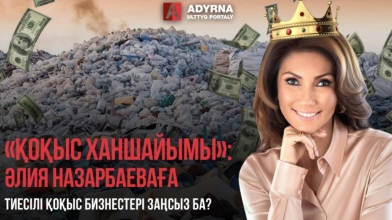 «Қоқыс ханшайымы»: Әлия Назарбаеваға тиесілі қоқыс бизнестері заңсыз ба?