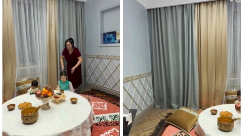 "Пердесі онша емес": Гүлзира Айдарбекова үйіндегі қазақ бөлмесін қалай безендіргенін көрсетті