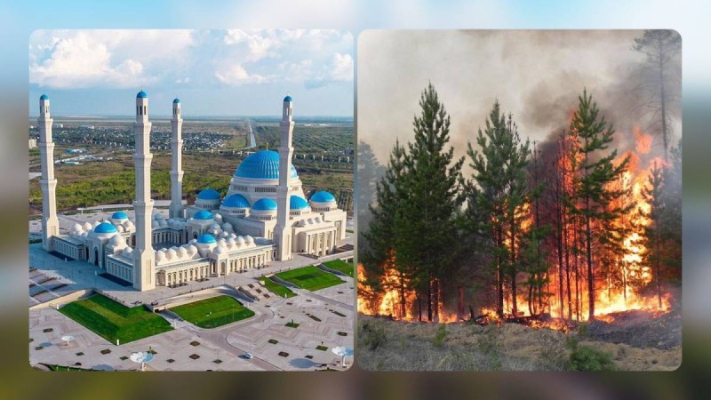 "Мешітке халықтың тілі тиіп еді, енді халыққа өрт тиіп жатыр": Жер жердегі өрт үшін мешітке тіл тигізгендерді айыптау басталды