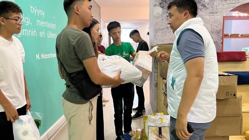 «AMANAT» партиясының гуманитарлық көмек қабылдау пункттері жұмысын бастады