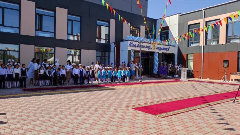 В преддверии нового учебного года в селе Кокдала Аксенгирского сельского округа сдана в эксплуатацию модульная школа нового формата на 110 мест