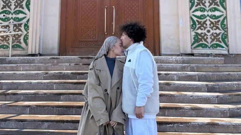 Айжұлдыз Адайбекова мен Сәкен Қағаров мешітте неке қидырды