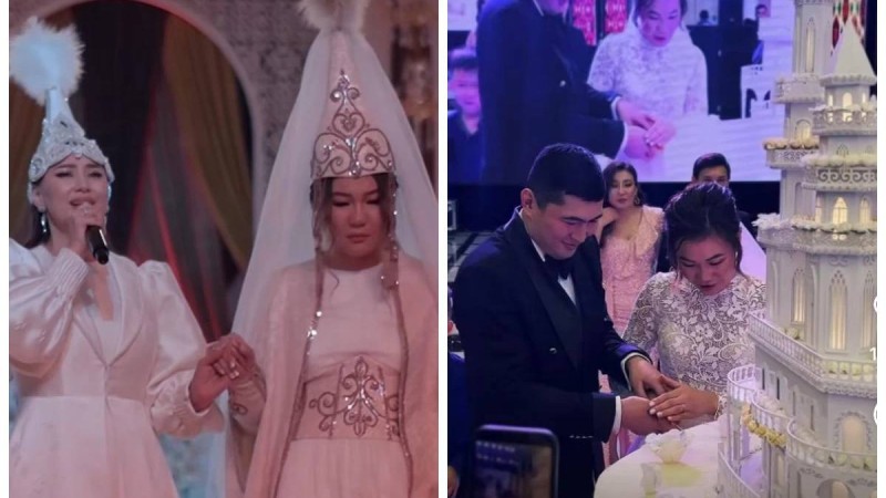 "Тойға ағасы онлайн қатысты": Мәдина Сәдуақасова Шавкат Рахмоновтың қарындасын ұзатты