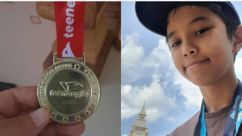 Тараздық оқушы Лондондағы байқауда алтын медаль жеңіп алды