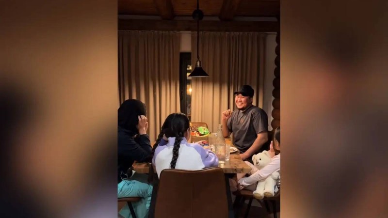 Жаһан Отарғалиев жаңа келіншегінің екі баласы бар екенін көрсетті (ВИДЕО)