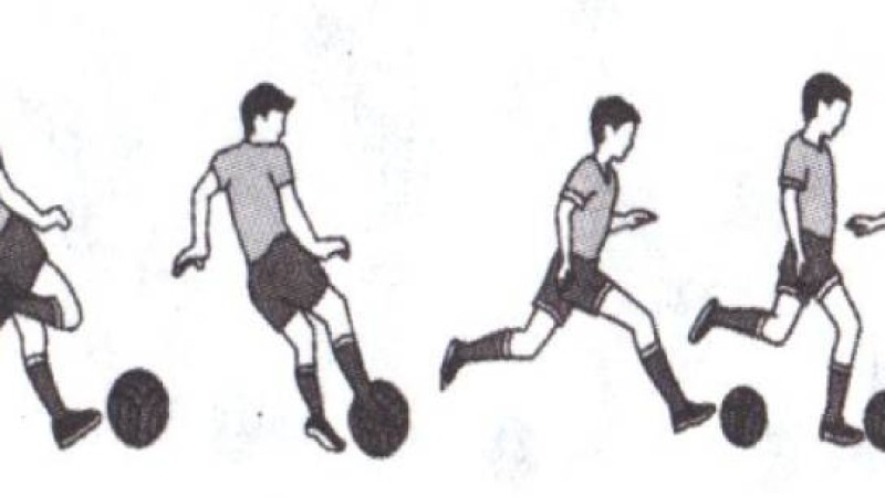 Ашық сабақ Допты алып жүру